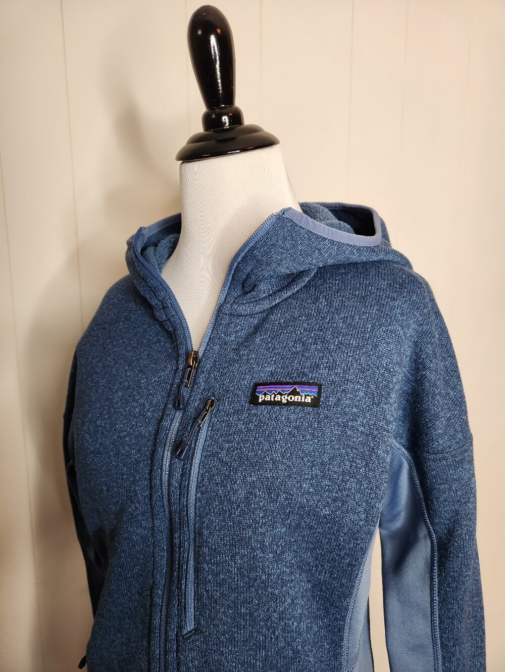 Patagonia Women's Blue Performance Better Sweater Hoody Full Zip Jacket - Medium - Picture 3 of 6